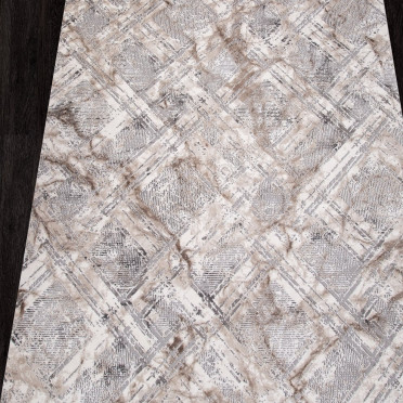 Ковер 04074C - GREY / BROWN - Прямоугольник - коллекция ARMINA