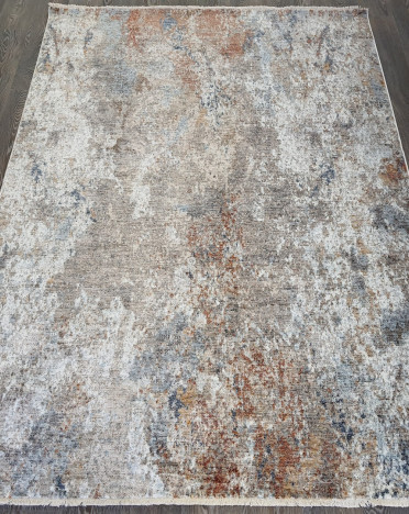 Ковер турецкий 06873A MUSTIC (Акрил, бежевый, голубой)