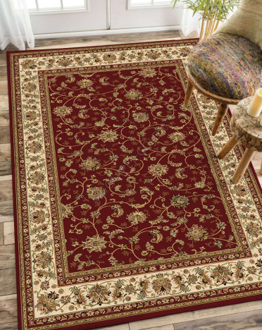 Ковер монгольский 6C2243-63 Hunnu (Шерсть, красный)