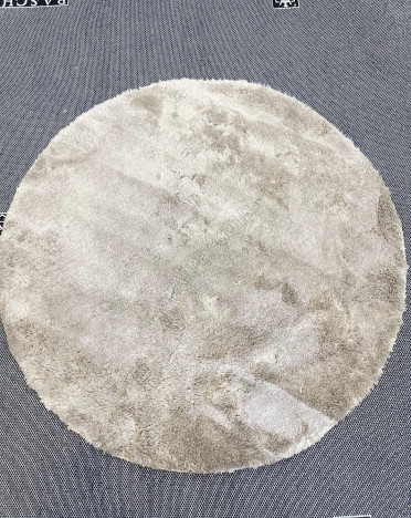 Ковер турецкий 1000A CHIC круглый (Полиэстер, бежевый)