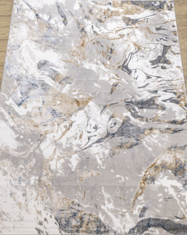 Ковер турецкий 10327B Nord (Полиэстер, серый)