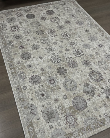 Ковер 9312A - S.WHITE / P.LILAC - Прямоугольник - коллекция LILY