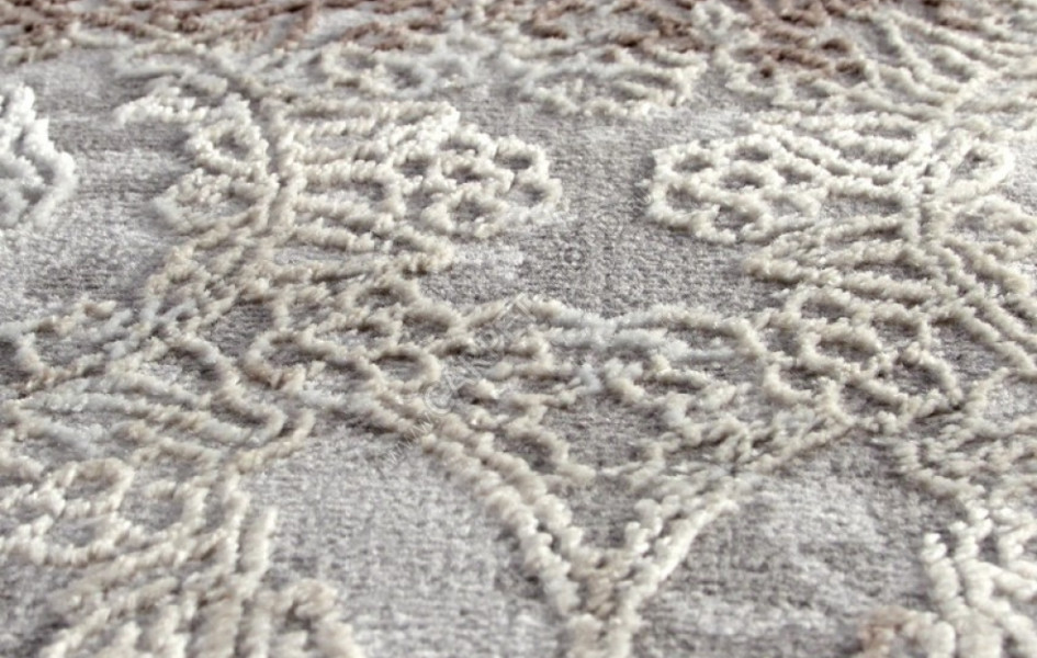Ковер турецкий овальный 03801A GREY / BROWN - коллекция ARMINA
