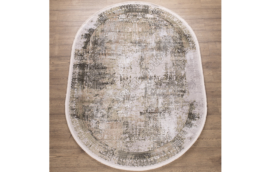 Ковер ДИЗАЙН 1920 OVAL ЦВЕТ BEIGE