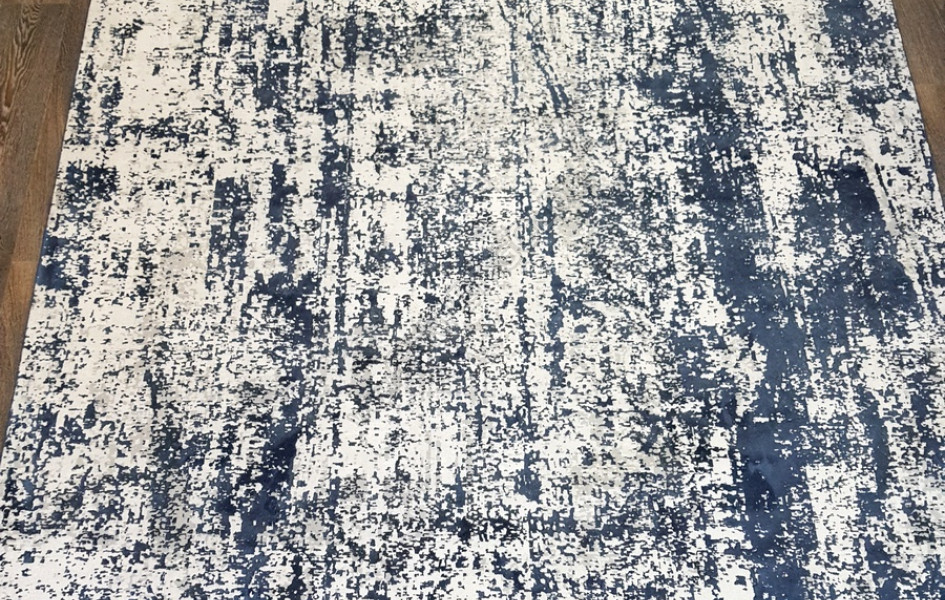 Ковер из вискозы Forsage ДИЗАЙН B098Q ЦВЕТ CREAM / BLUE