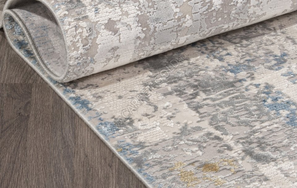 Ковер C118AB - GREY / EARTH - Прямоугольник - коллекция ELEXSUS OLIMPOS