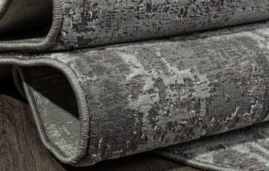 Ковер F237 - GRAY-BEIGE - Овал - коллекция GRAFF