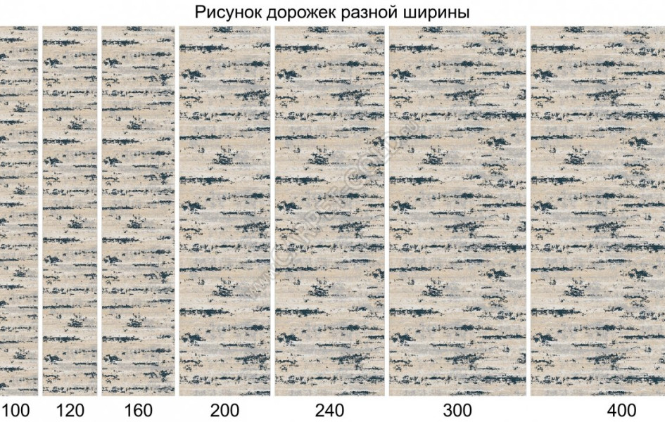 Ковер F298 - GRAY - Дорожка - коллекция PALERMO