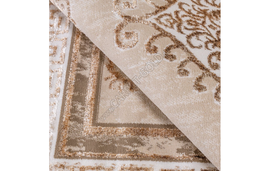 КОВРЫ ДИЗАЙН 10590A ЦВЕТ BEIGE / KAHVE Nord