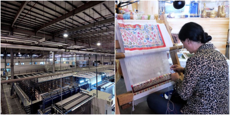 Технология производства ковров